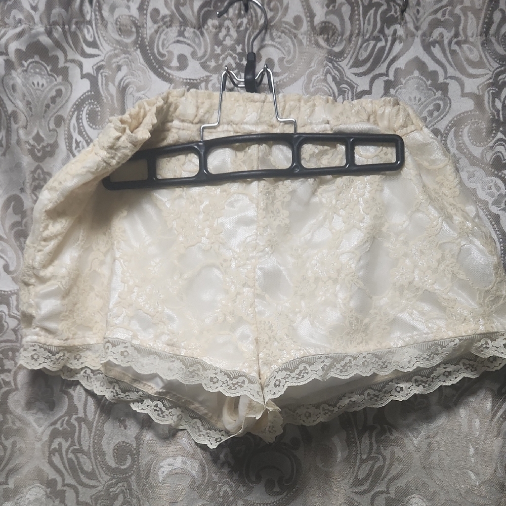 Ivory Lace Women's Sleep Shorts